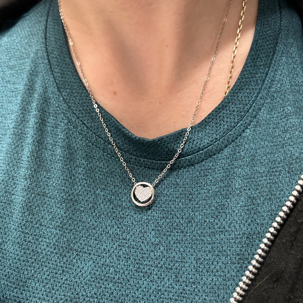 NWOT Heart necklace